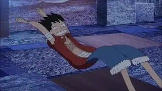 One Piece - Luffy gets Flattened