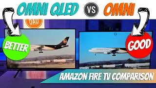 Amazon Fire TV 43 Smart TV COMPARISON: Omni vs Omni QLED