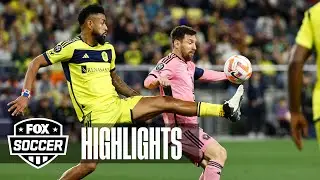 Nashville SC vs. Inter Miami CF CONCACAF Champions Cup Highlights | FOX Soccer