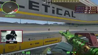 Plays aim botz CS2 shooting training