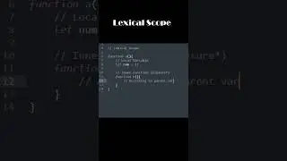 JavaScript - Lexical Scope