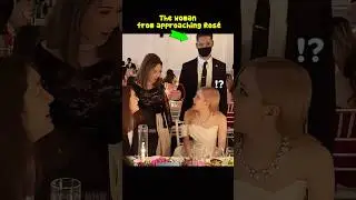 The Bodyguard Reaction When The Woman From Approaching Rosé 