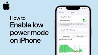 How To Enable Low Power Mode On Your iPhone