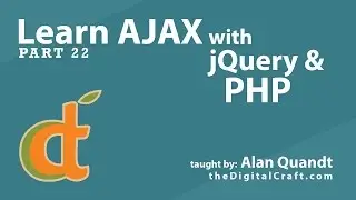 Learn AJAX with jQuery and PHP - Part 22