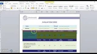 How to change row color in a table in Microsoft Word