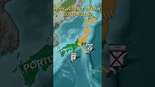 Why wasn't Japan Colonized? #shorts #japan #map