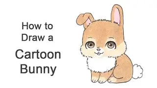 How to Draw a Bunny Rabbit (Cartoon)