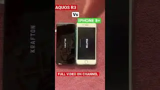 SHARP AQUOS R3 vs IPHONE 8 Plus PUBG Test who will win