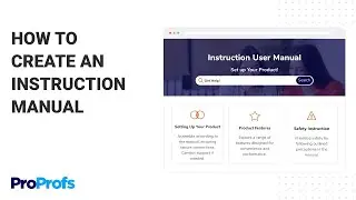 How to Create an Instruction Manual