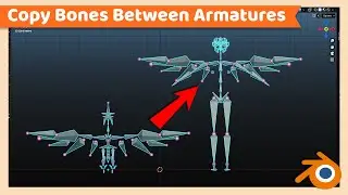 Copy Bones from One Armature to Another | Blender Rigging Tutorial