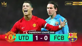 RONALDO SHOWS MESSI WHO'S IN CHARGE AT OLD TRAFFORD! - UCL 2008 SEMIFINAL