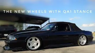 The end result of my full QA1 Suspension Install on my 1987 Mustang GT Convertible