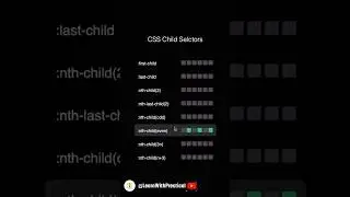 🔥📚CSS Child Selector | CSS Tips And Tricks | 