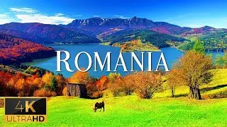 FLYING OVER ROMANIA (4K UHD) - Relaxing Music With Stunning Beautiful Nature Video For Stress Relief