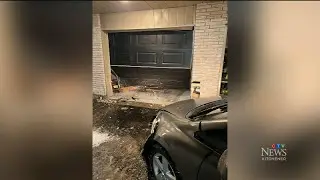 Garage door of Ont. home destroyed after delivery gone wrong