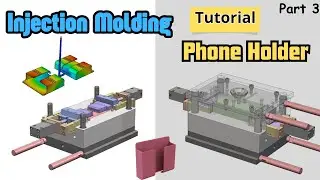 Complete Mold Design Slide with Hydraulic - Phone Holder