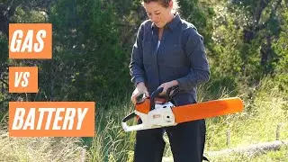 Gas vs Battery Chainsaw