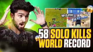 58 SOLO KILLS BY GODL LoLzZz | WORLD RECORD OR WHAT😉 | BGMI HIGHLIGHT