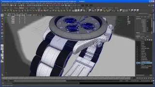 Modeling tutorial in Maya - ROLEX DAYTONA watch - Part 58: conclusion