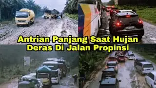 Healing Ke Lokasi Lewat Jalan Tol Macet Total Hujan Deras 
