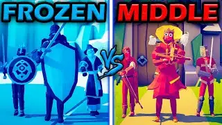 FROZEN KINGDOM vs MIDDLE AGE - Totally Accurate Battle Simulator | TABS