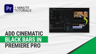 How to add cinematic black bars to videos in premiere pro
