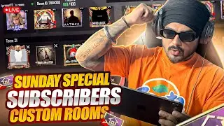 ⚠️SUNDAY SPECIAL - BGMI SUBSCRIBERS CUSTOM ROOMS️‍🔥 JOIN FOR FUN