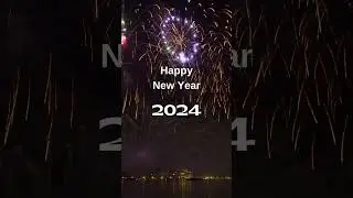 Happy new year 2024 fireworks