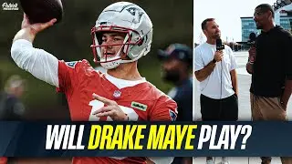 Drake Maye Practices Again: Will He Suit Up for Patriots on Sunday?