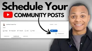 How to schedule a Community Post