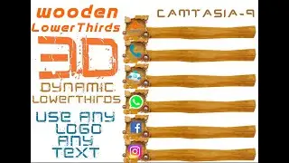 Camtasia 9 social media dynamic 3d lower third free Download, how to download,mavfx tutorial