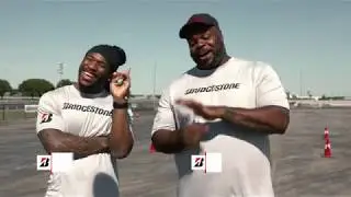 Bridgestone Dueler Tire Test | Vince Wilfork & DeAngelo Williams