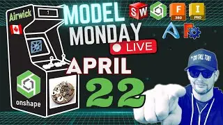 Model Monday LIVE - APRIL 22 - Special Guest - AIRWICK!!!