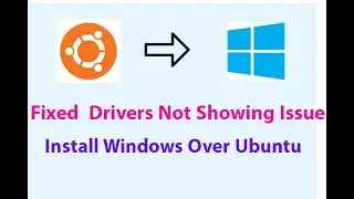 Fixed no drives are seen issue ; Installing Windows 10 over Ubuntu; RAID to AHCI #ubuntu #windows