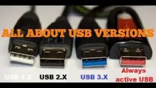 Types of USB connectors Type C 2.0, 3.0 micro .USB cables different types explained thunderbolt port