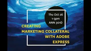 Creating Marketing Collateral with Adobe Express