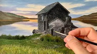 Painting an Old Stone Building