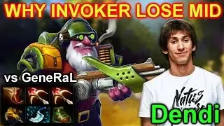 Dota 2 Dendi Sniper : Why Invoker Lose Mid@ vs GeneRaL