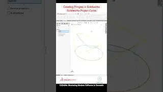 Creating Pringles in Solidworks -Solidworks Project Curve 