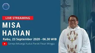 Misa Harian 23 September 2020 - Paroki Pasar Minggu
