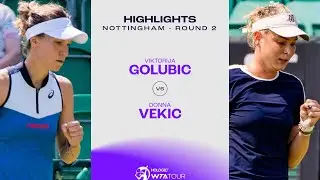 Viktorija Golubic vs. Donna Vekic | 2023 Nottingham Round 2 | WTA Match Highlights