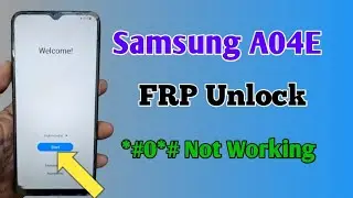 Samsung A04E Frp Unlock By Unlock tool | Samsung SM-A042F  Gmail Unlock