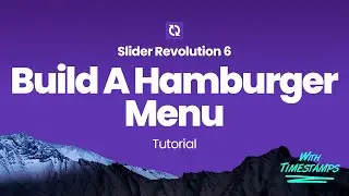 Build a Hamburger Menu with Slider Revolution 6