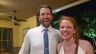 Glowing Couple Testimonial after "sweaty hug" dance party!