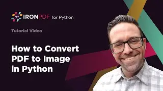 How to Convert PDF to Image in Python | IronPDF