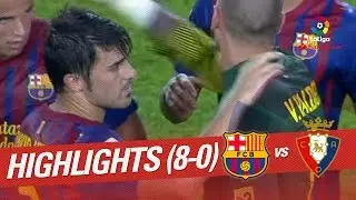 Resumen de FC Barcelona vs Osasuna (8-0) 2011/2012