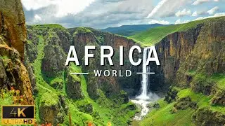 FLYING OVER AFRICA 4K - Relaxing Music Along With Beautiful Nature Videos - 4K Video UHD