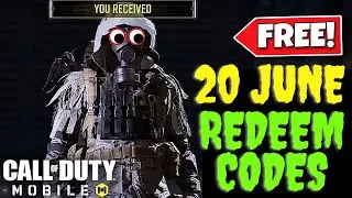 *TODAY* CALL OF DUTY MOBILE REDEEM CODES 2021 - CODM CODES - CALL OF DUTY CODES 2021 (20 JUNE CODES)