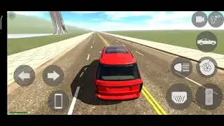 Driving Land Rover Car