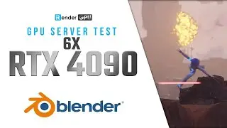 Powerful Render Farm for Blender & Cycles with 6x RTX 4090 | Blender Cloud Rendering | iRender